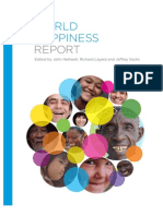 World Happiness Report . Edited by John Helliwell, Richard Layard and Jeffrey Sachs.