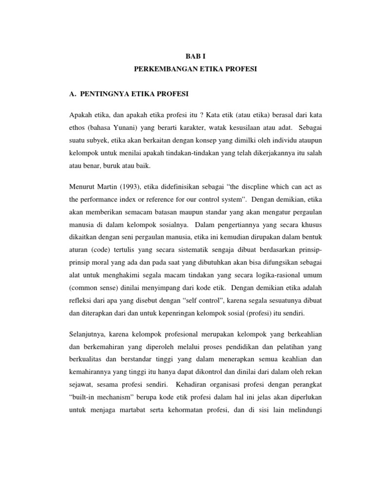 Etika Profesi