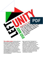 Left Unity - Appeal A4 With Glasgow-Contacts