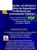 atuação integrada dos diversos atores envolvidos na gestão e controle de obras públicas  - marciopernambuco  - Iº SEAREA