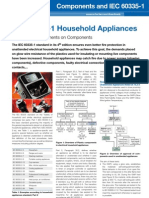 IEC 60335-Household Appliances: Enhanced Requirements On Components