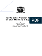 How To Select Vibration Isolators For OEM Machinery & Equipment