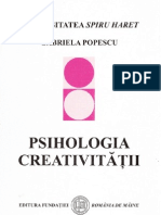 Gabriela Popescu - Psiholgia Creativitatii