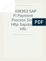 SAP FI Payment Process Sing HTTP Sapdocs Info