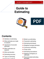 Guide to Estimating