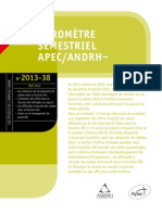 Baromètre APEC-ANDRH - mai 2013