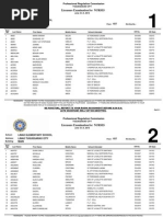 PRC Room Assignment for June 2013 Nursing Board Exam (Tuguegarao)