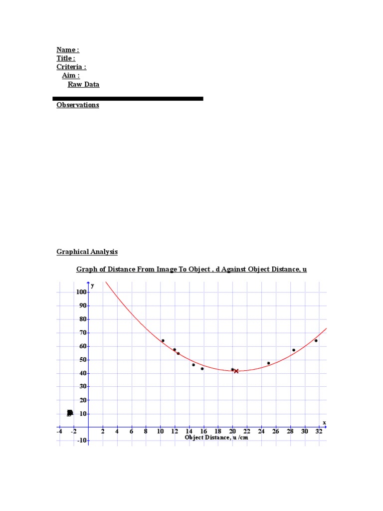 Distance vs. Object Analysis Report | PDF | Teaching Methods ...
