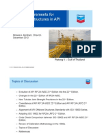 Evolution of API RP2A-WSD