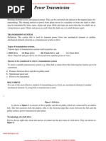 BME Unit 8 Power Transmission