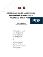 1. Himno Nacional - Revolucion Bolivariana - Simbolos