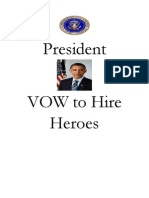 President Vow To Hire Heroes