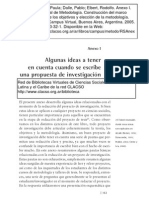 Algunas Ideas a tener en cuenta cuando se escribe una propuesta de investigación. CLACSO. 2005