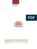 Aadhaar Authentication API 1 5 Rev2