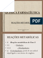 2 - Reações Metabólicas