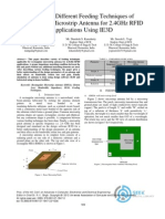 Design of Different Feeding Techniques of Rectangular Microstrip Antenna For 2.4Ghz Rfid Applications Using Ie3D