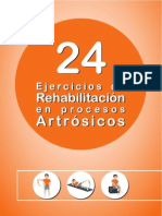 24 Ejercicios de Rehabilitación en procesos Artrósicos