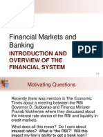 Introduction and Overview of Financial System