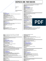 Listado de Museos PDF