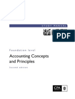 Accounting Concepts and Principles Study Manual