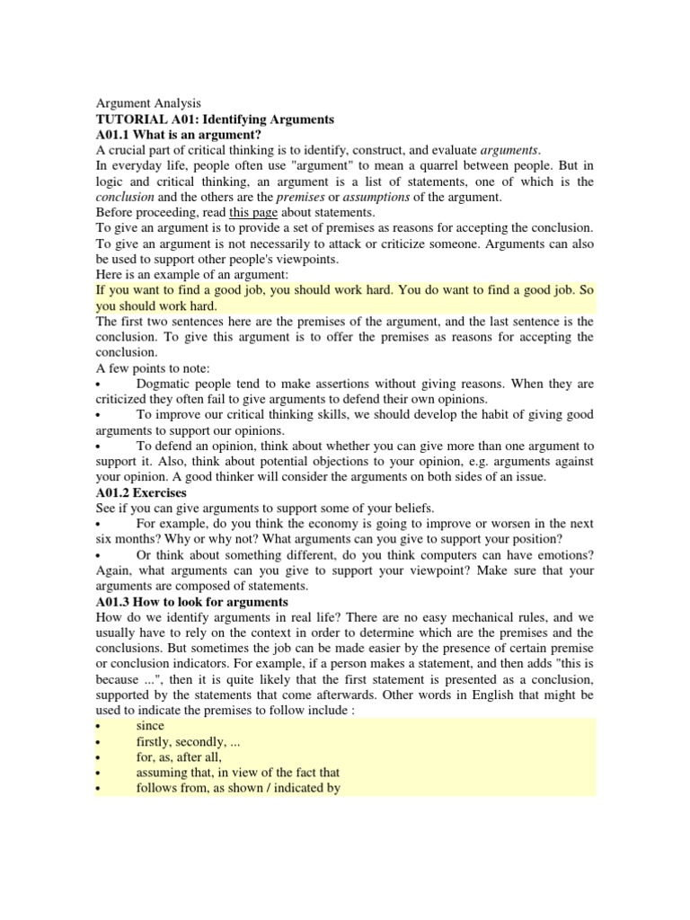 Assumptions examples picture