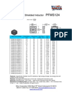 Power Flat Shielded Inductor PFMS124