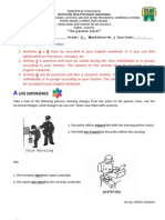 Worksheet 1 9th Grade II Term - Passive Voice