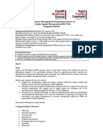 BSC Business Management Programmes (Year 3) Strategic Supply Management (Bs3738) Assignment Brief