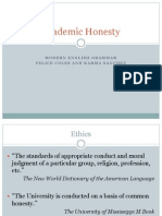 Academic Honesty Ethics Guide