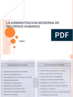 LA ADMINISTRACIÓN MODERNA DE RECURSOS HUMANOS Tema I y II.pptx
