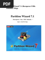 Partition Wizard 7 Recuperar USBs Dañadas