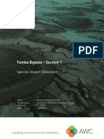 Yamba Bypass Section 1 - Species Impact Statement 