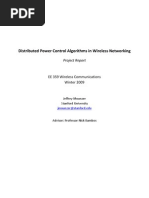 Power Control Algorithms in Wireless Communication