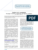 Complejidad Planeamiento Estratégico para Empresas (Grandes y Pymes)