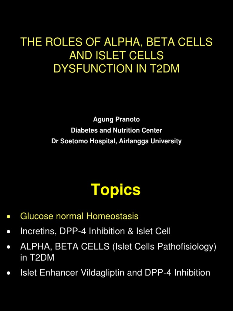 The Role of Alpha and Beta | PDF | Insulin | Diabetes Mellitus