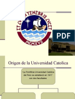 Origen Universidad Catolica