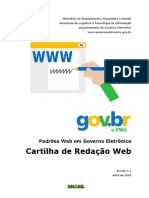 Cartilha de redação web - padrões Brasil e-Gov (Governo Federal)