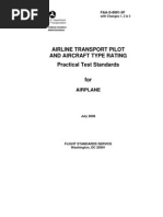 Airline Transport Pilot and Aircraft Type Rating Practical Test Standards