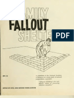 Family Nuclear Fallout Shelters