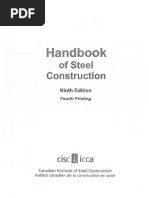 Handbook of Steel Construction 9th Edition, CISC