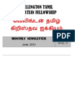 Wellington Tamil Christian Fellowship - June 2013 News 