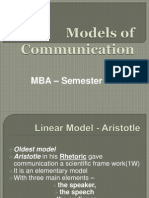 Models of Communication