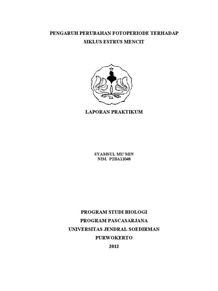 Laporan Praktikum Endokrin Photoperiod Mencit | PDF