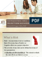 Project Risk Management Diploma Intake 35