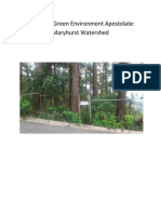 Clean and Green Environment Apostolate: Maryhurst Watershed