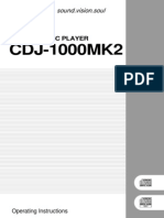 Pioneer CDJ 1000MK2 Manual En