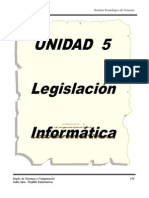 Unidad 5 Legislacion Informatica