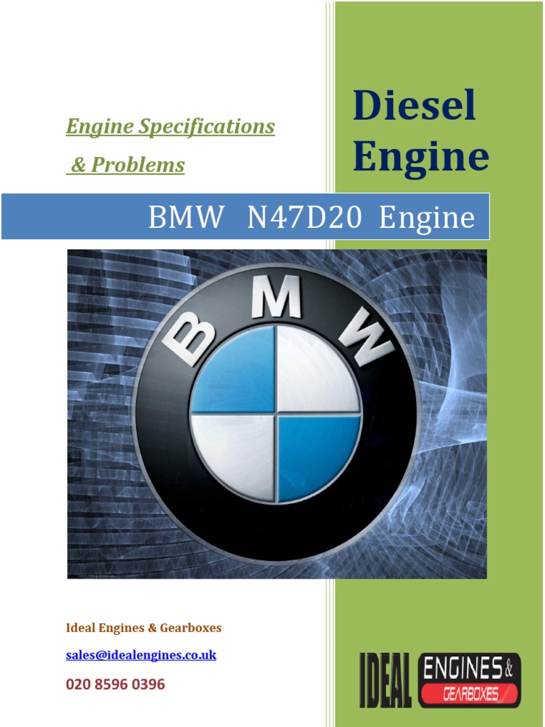 BMW N47D20 Engine PDF Motor Vehicle Automotive Technologies