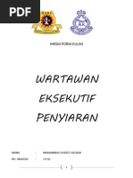 Folio Kerjaya: Wartawan Eksekutif Penyiaran