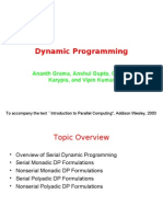 Dynamic Programming: Ananth Grama, Anshul Gupta, George Karypis, and Vipin Kumar